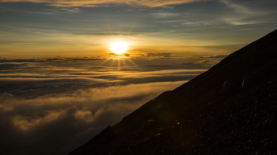 Lombok Island Rinjani Sunset